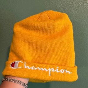 Yellow Champion Beanie